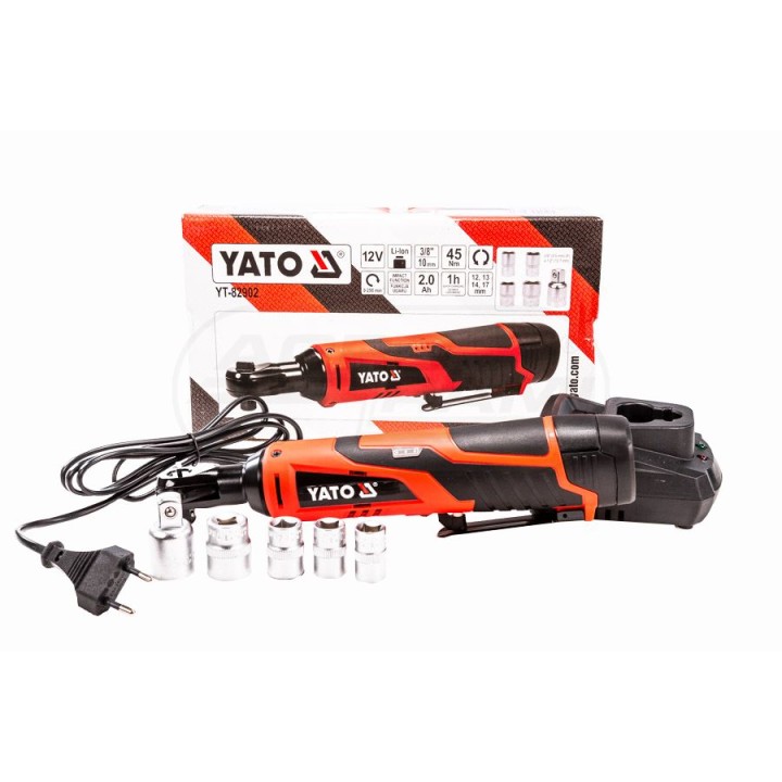 Grzechotka udarowa 45Nm YATO 12V 2,0 Ah 60 min YT82902