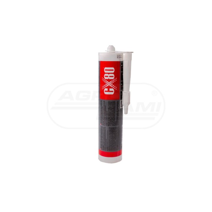 Sylikon profesionalny wysokotemperaturowy - szary CX80 310 ml CX80 310 ML.