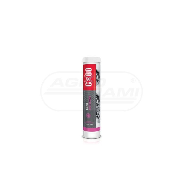 Smar łożyskowy (do łożysk wysokoobrotowych) KARTUSZ CX80 400 g CX80 CARTRIDGE 400 G.