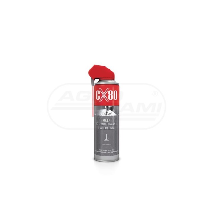 Olej do gwintowania i nawiercania DuoSpray CX80 500 ml CX80 DUOSPRAY 500 ML.