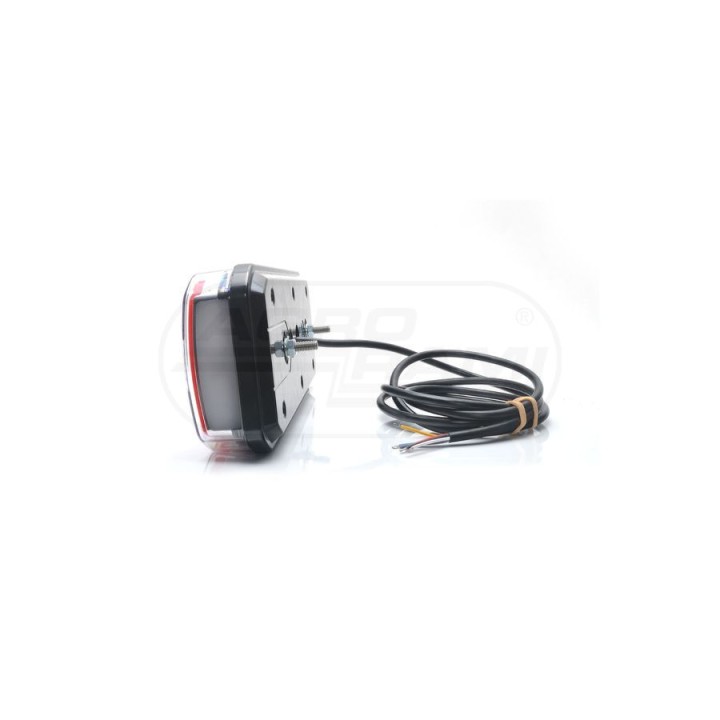 Lampa zespolona tylna W184DD LED 12V/24V lewa bez oświetlenia tablicy i światła pozycyjnego bocznego 1278 DD L, W184DD WAŚ