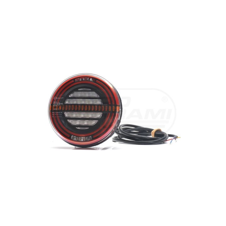 Lampa zespolona tylna W193DD lewa LED 12V/24V (R, S1, 2a, AR, F) 1354 DD L, W193DD WAŚ