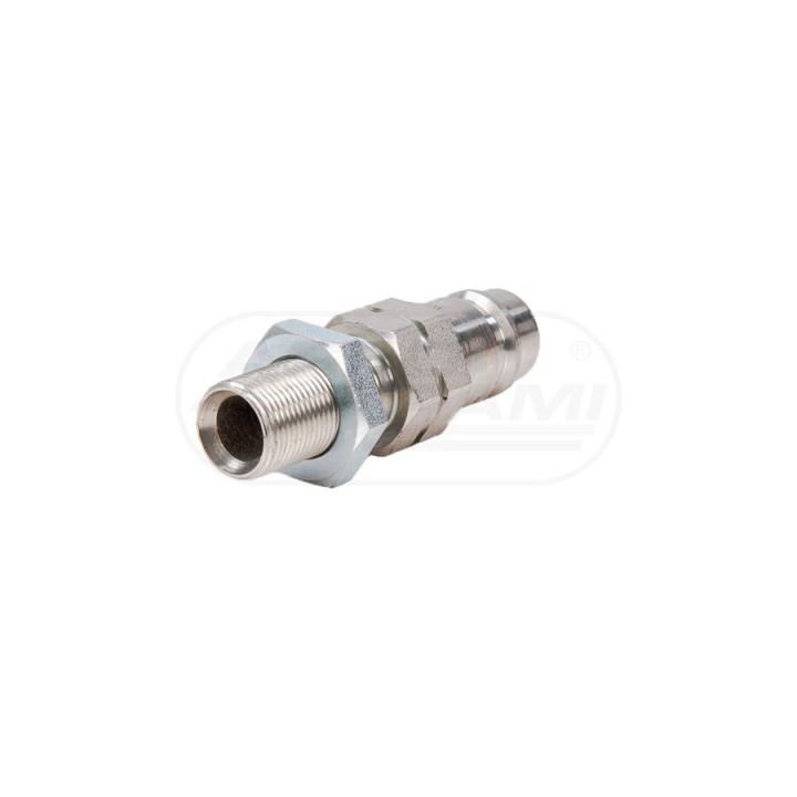 Szybkozłącze hydrauliczne wtyczka long M20x1,5 gwint zewnetrzny EURO (ISO 7241-A) WIAM20SZL Waryński