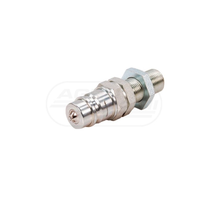 Szybkozłącze hydrauliczne wtyczka long z eliminatorem ciśnienia M20x1,5 gwint zewnętrzny EURO (ISO 7241-A) WIAM20SZLE Waryński