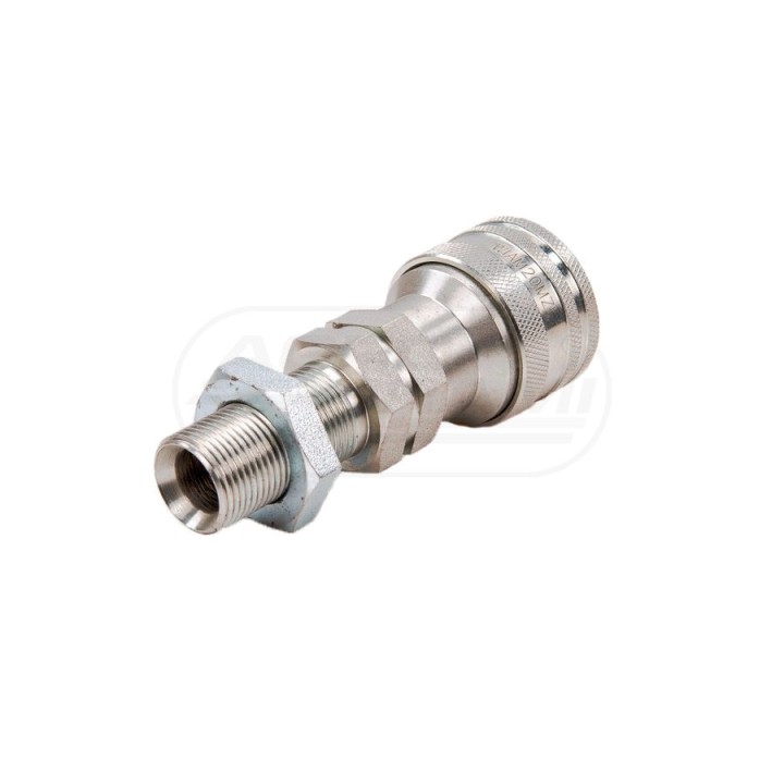 Szybkozłącze hydrauliczne gniazdo long M20x1,5 gwint zewnętrzny EURO (ISO 7241-A) WIAM20MZL Waryński