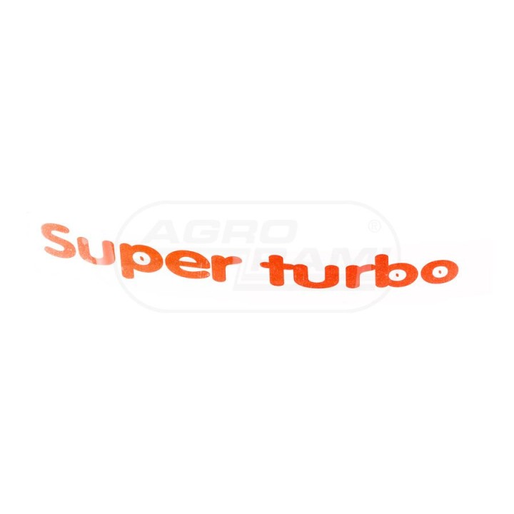 Naklejka Super Turbo prawa 53802013