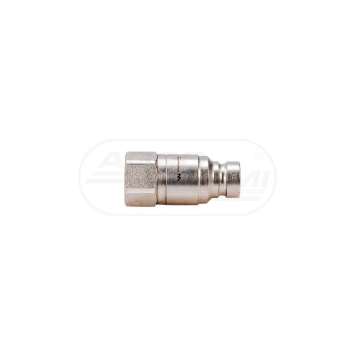 Szybkozłącze hydrauliczne suchoodcinające wtyczka G1/4"BSP gwint wewnętrzny ISO16028 WIFR14SW Waryński