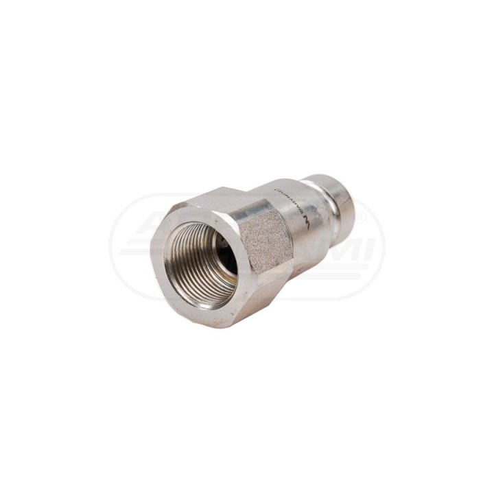 Szybkozłącze hydrauliczne suchoodcinające (rozmiar1/2) wtyczka G3/4"BSP gwint wewnętrzny ISO16028 WIFR12SW34 Waryński