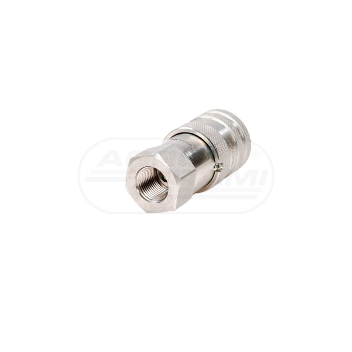 Szybkozłącze hydrauliczne suchoodcinające gniazdo G3/8"BSP gwint wewnętrzny ISO16028 WIFR38MW Waryński