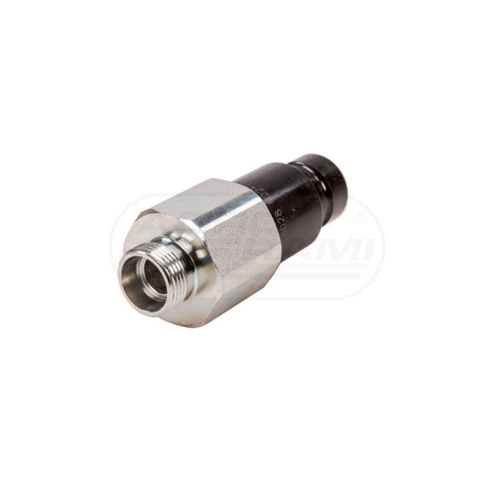 Szybkozłącze hydrauliczne suchoodcinające wtyczka M22x1,5 15L gwint zewnętrzny ISO16028 WIFM22SZ Waryński