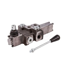 Rozdzielacz hydrauliczny 1-sekcyjny max przepływ 40L z sekcją pływającą W-ROZ40L/1X1P Waryński