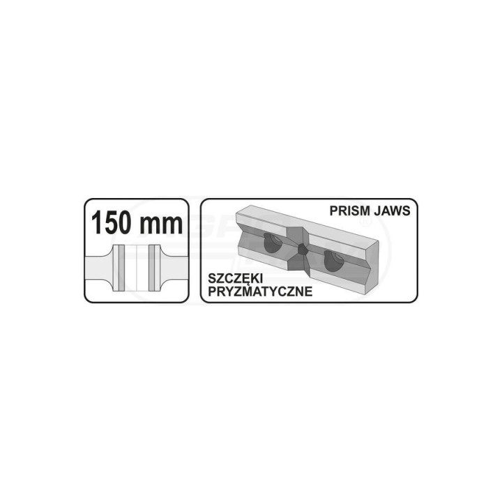 Imadło maszynowe YATO 150 mm YT65073