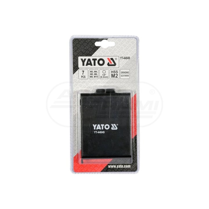 Zestaw wiertła-gwintowniki HEX YATO M3-M10 7 elementowy YT44849