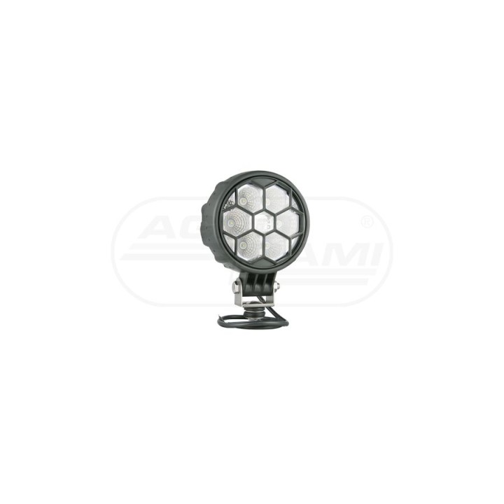 Lampa robcza  LEDF FI-117-50°  2000LM światło rozproszone CRC3C.50100 12/24V + KRATKA PRZEW.05M WESEM