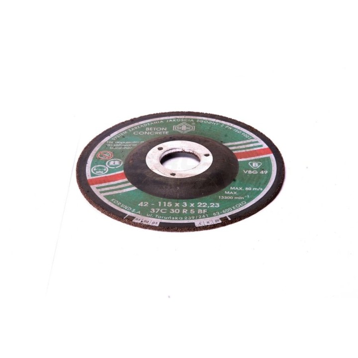 Tarcza 37C30R5BF80-betonu 42-115x3x22,23