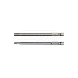Końcówki wkrętakowe TORX SECURITY YATO 1/4" T15x100mm, T27x100mm 2 sztuki YT0492