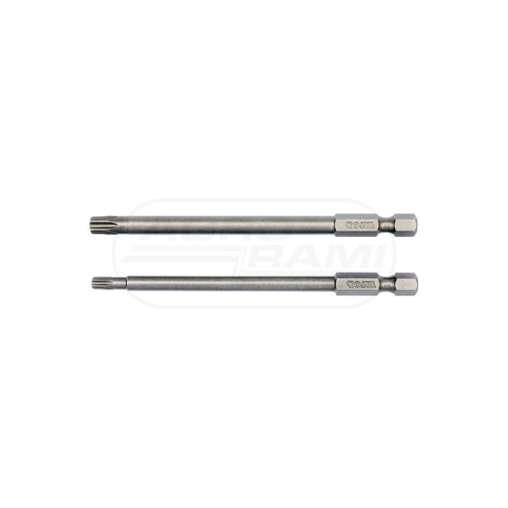 Końcówki wkrętakowe TORX SECURITY YATO 1/4" T15x100mm, T27x100mm 2 sztuki YT0492
