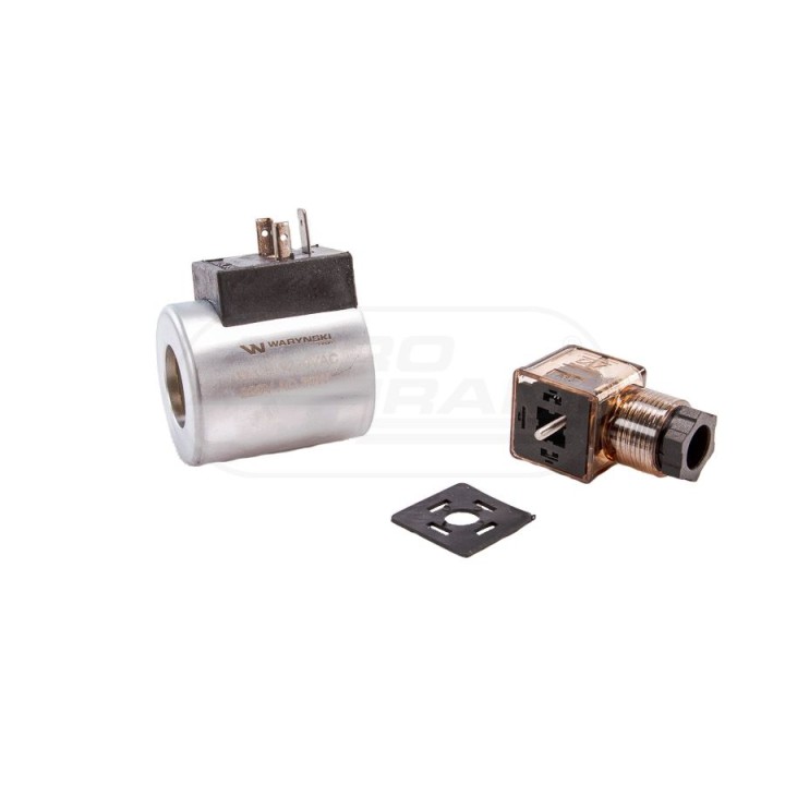 Cewka dzielnika elektrozaworu W-E38DVS6/2, W-E12DVS6/2 220V AC 30W W-CEW220VAC Waryński