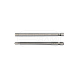 Końcówki wkrętakowe HEX TAMPERPROOF YATO 1/4" 4x100mm, 6x100mm 2 sztuki YT0495