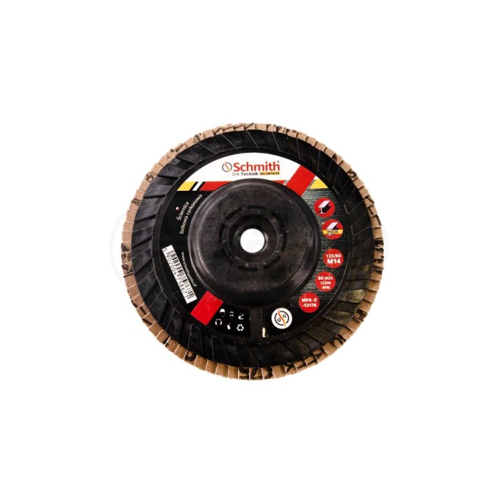Ściernica listkowa cyrkonowa Schmith 125/80M14 SSLCM14-03 SCHMITH