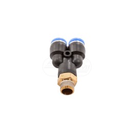Złączka trójnik fi 6mm gwint zewnętrzny XLD-1039