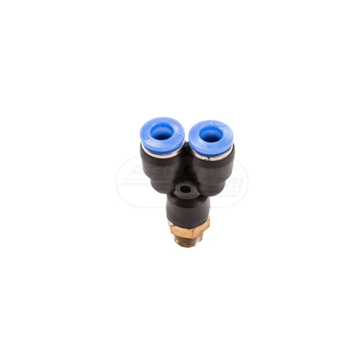 Złączka trójnik fi 6mm gwint zewnętrzny XLD-1039