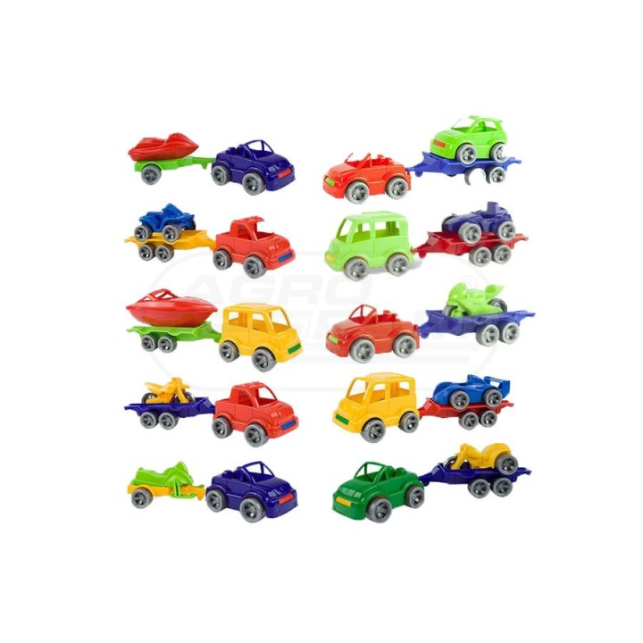Kid Cars Sport autko z przyczepą 52610 ZESTAW WADER