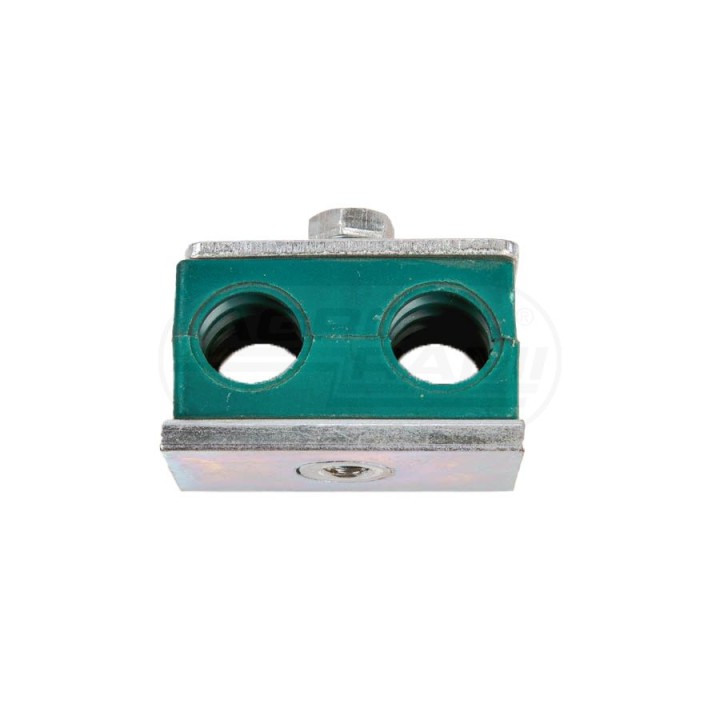 Obejma kpl. uchwyt węża hydraulicznego  2x12mm P-OBPP-12X12