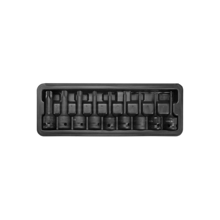 Zestaw udarowych kluczy trzpieniowych 9 elementowy TORX YATO YT10654