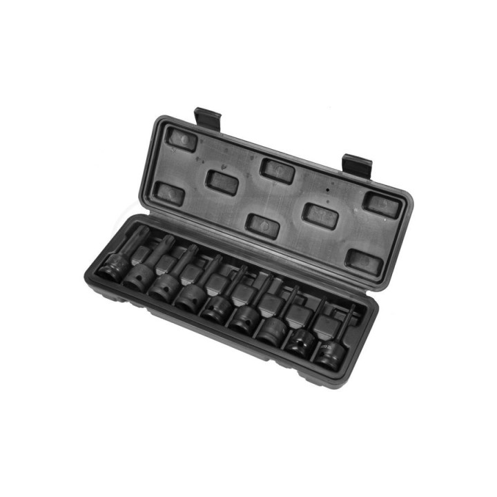 Zestaw udarowych kluczy trzpieniowych 9 elementowy TORX YATO YT10654