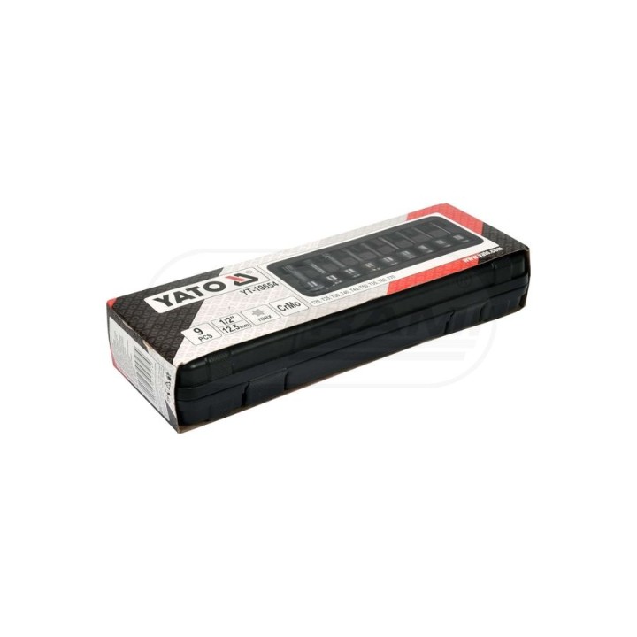Zestaw udarowych kluczy trzpieniowych 9 elementowy TORX YATO YT10654