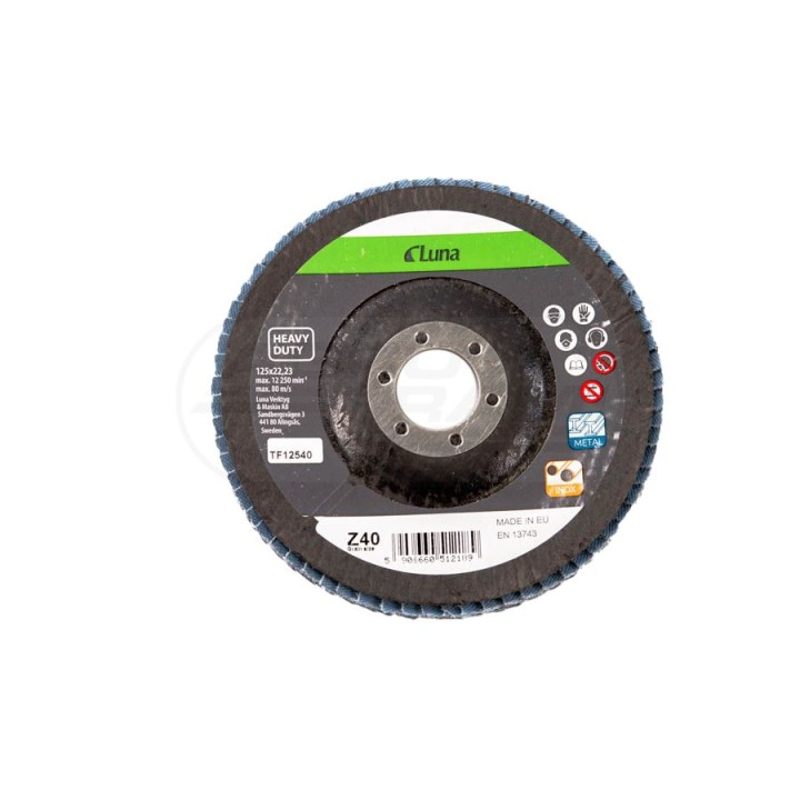 Tarcza 125x22.23 P40 TF12540