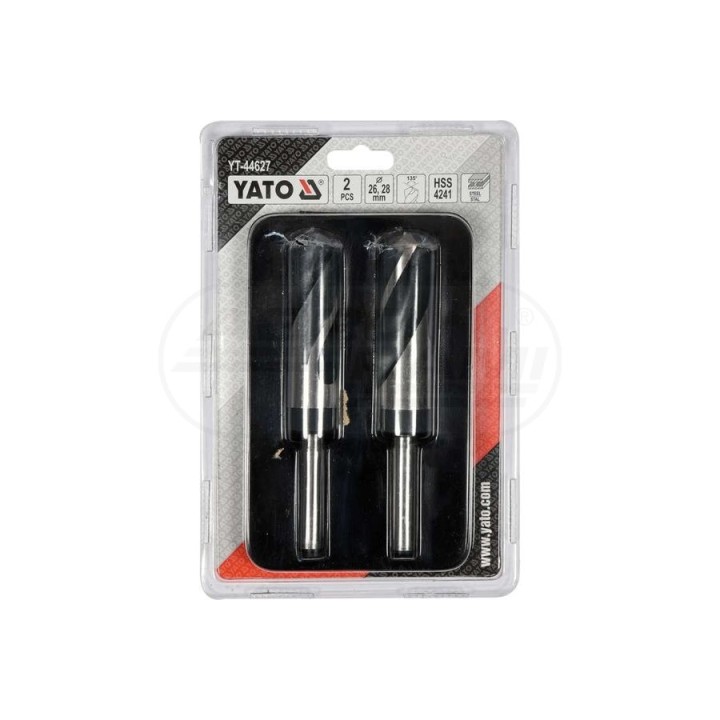 Zestaw wierteł do metalu YATO 26-28 mm 2 elementowy YT44627