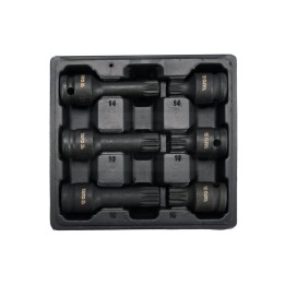 Zestaw udarowych kluczy trzpieniowych SPLINE YATO 1/2" 6 sztuk YT10652