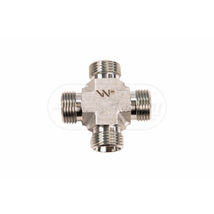 Czwórnik hydrauliczny BBB M18x1.5 12L WARYŃSKI W-9011111212 Waryński