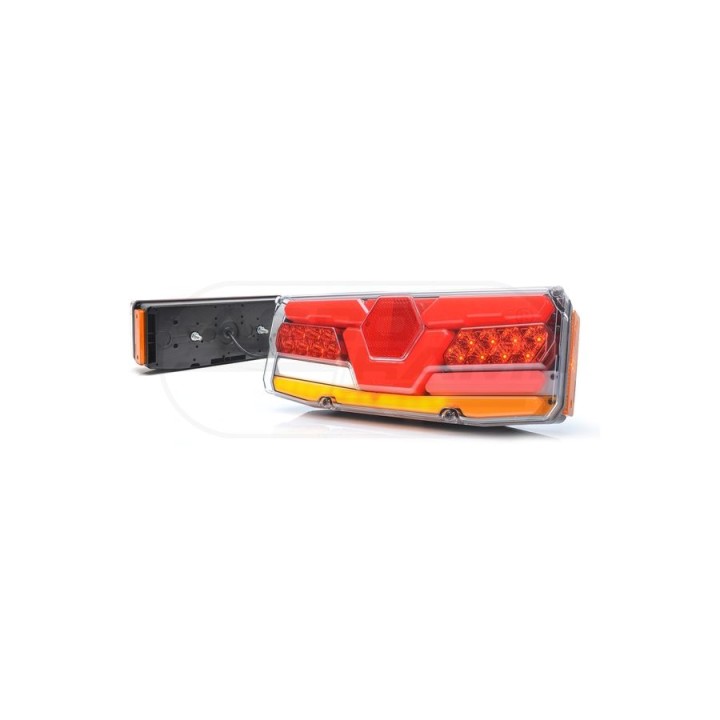 Lampa tylna zespolona W171 ddP + W44 12/24V 1200 DD WAŚ