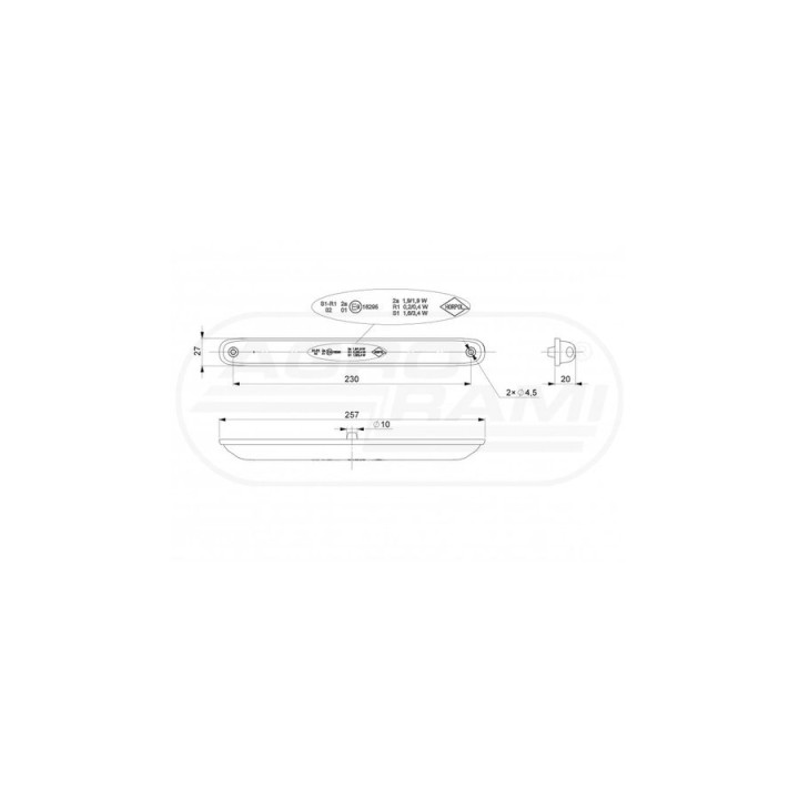 Lampa zespolona LZD 2246 HORPOL