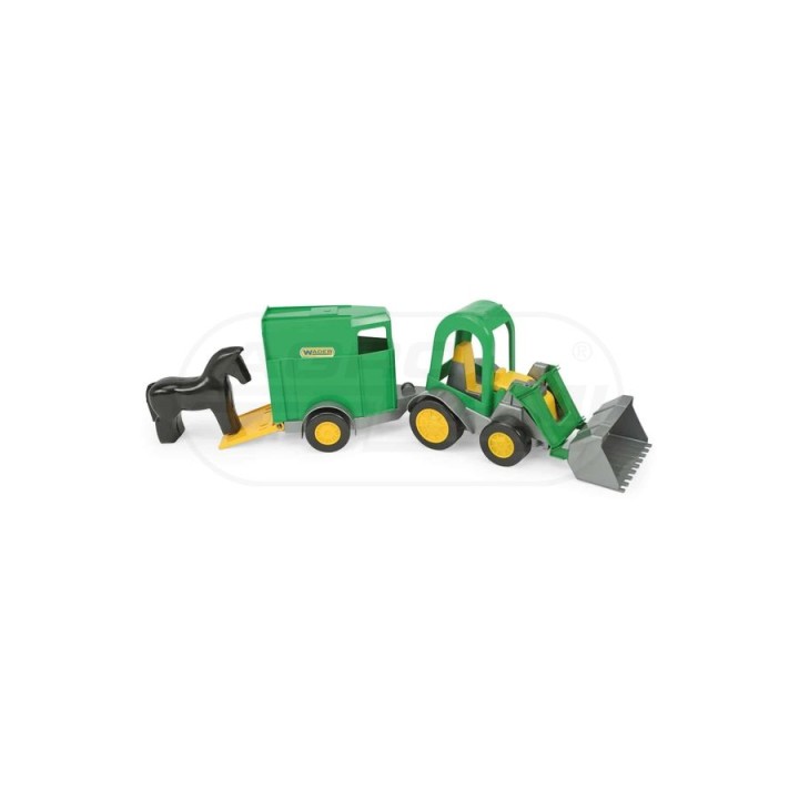 Traktor - ładowarka farmer z przyczepą 35223 IGRACEK