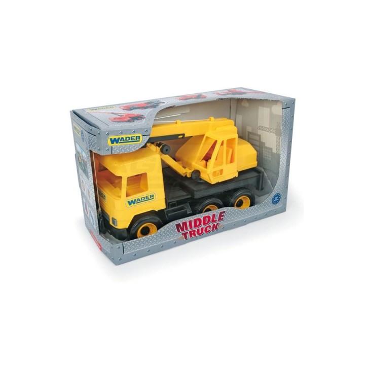 Middle Truck dźwig żółty w kartonie 32122 WADER