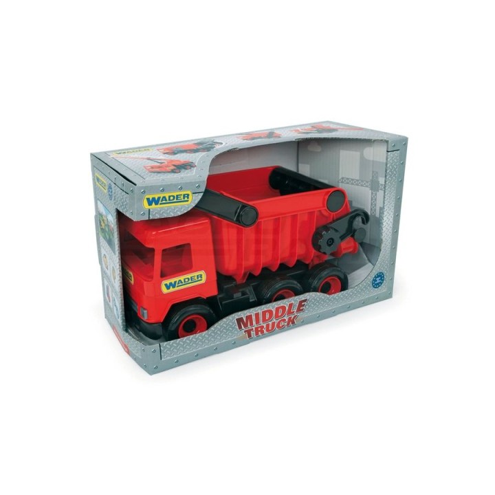 Middle Truck wywrotka czerwona w kartonie 32111 WADER
