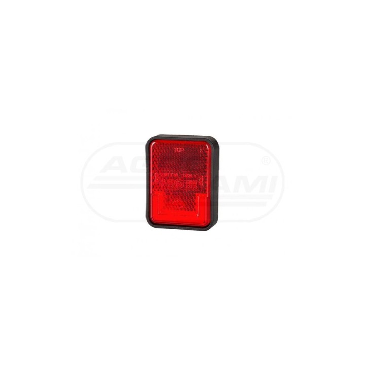 Lampa pozycyjna tylna 12/24V HOR112 czerwona LD 2744 HORPOL