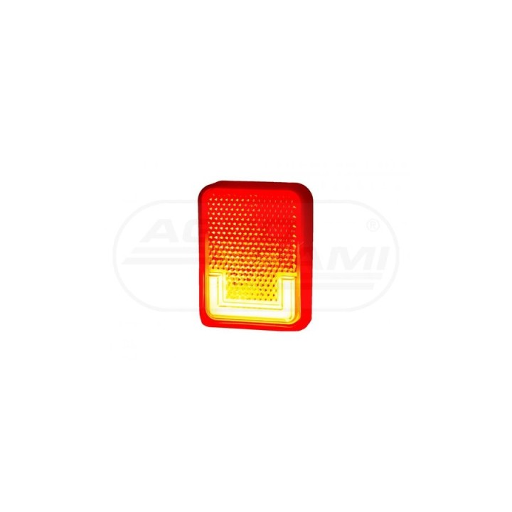Lampa pozycyjna tylna 12/24V HOR112 czerwona LD 2744 HORPOL
