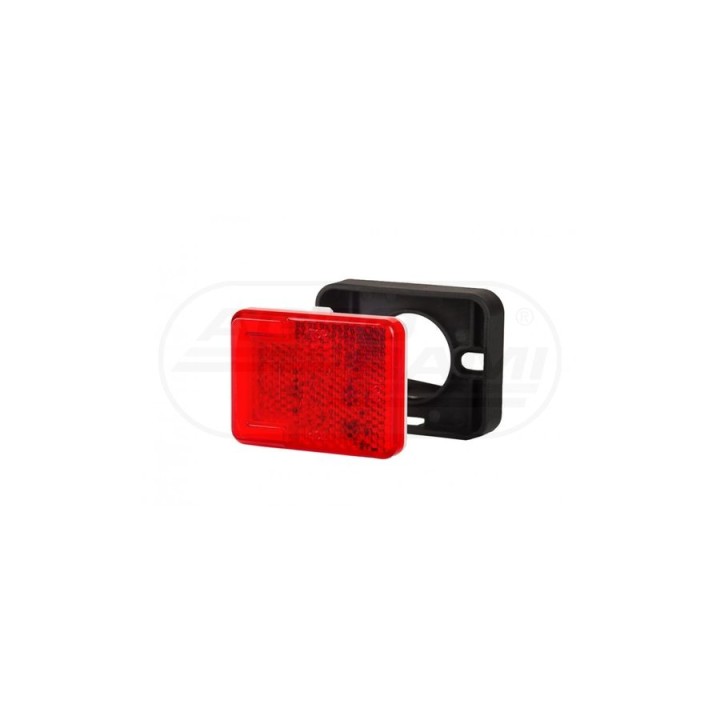 Lampa pozycyjna tylna 12/24V HOR112 czerwona LD 2744 HORPOL