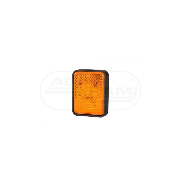 Lampa obrysowa boczna- led HOR 112, 12/24V pomarańczowa LD 2743 HORPOL