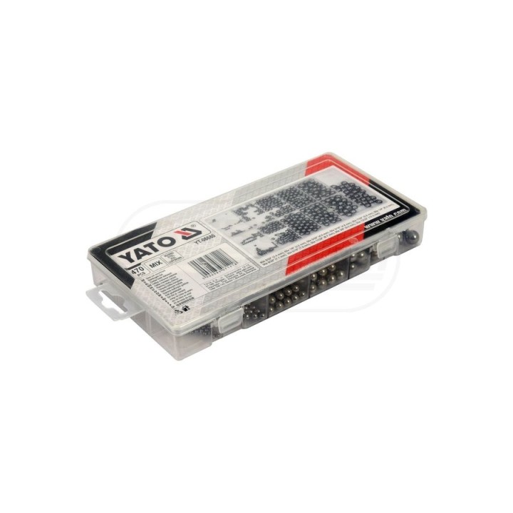 Zestaw kulek stalowych YATO 470 sztuk YT06680