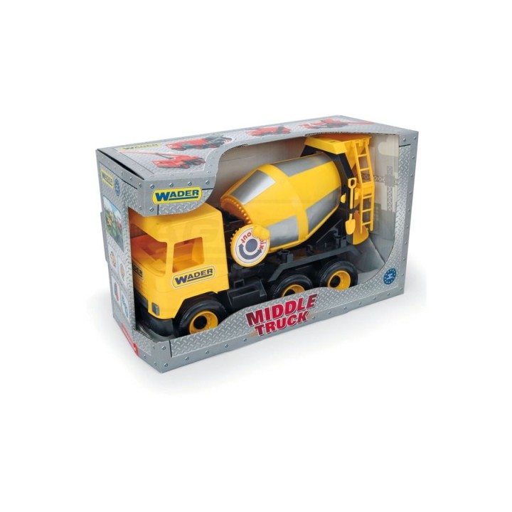 Middle Truck betoniarka żółta w kartonie 32124 WADER