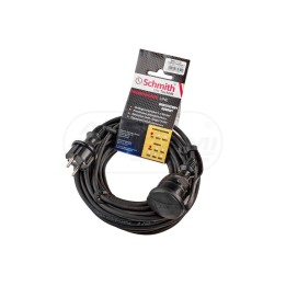 Przedłużacz gumowy 3x2,5mmx30m CZARNY SPPLJ-3-30 SCHMITH
