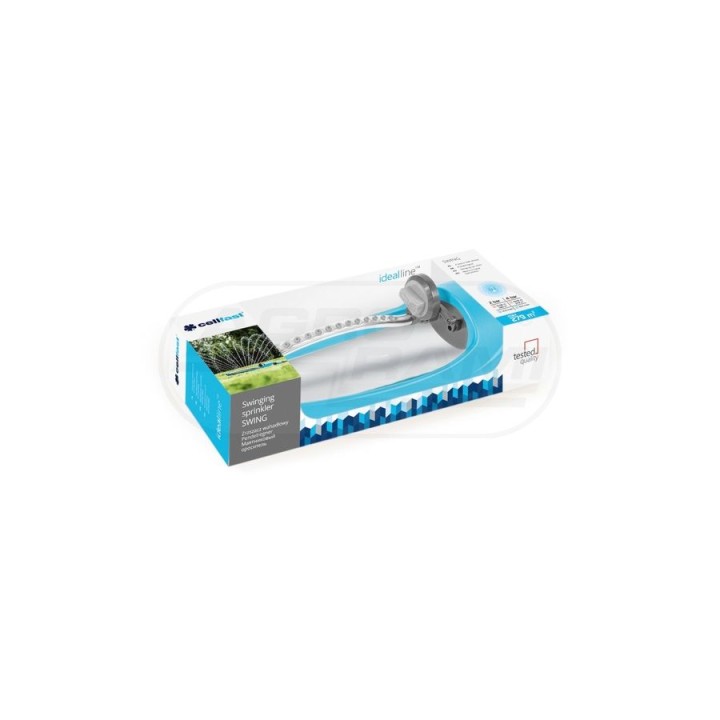 Zraszacz wahadłowy 279 m2 SWING CELLPRO™ 15 dysz wylotowych 52-072 Cellfast