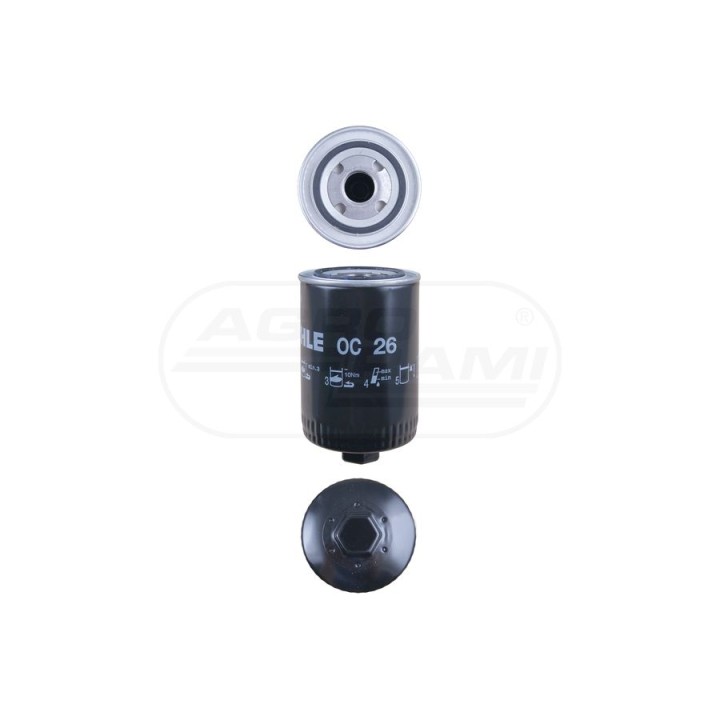 Filtr oleju 0.900.0389.7, OC26, 14219117 MAHLE | KNECHT FILTERS