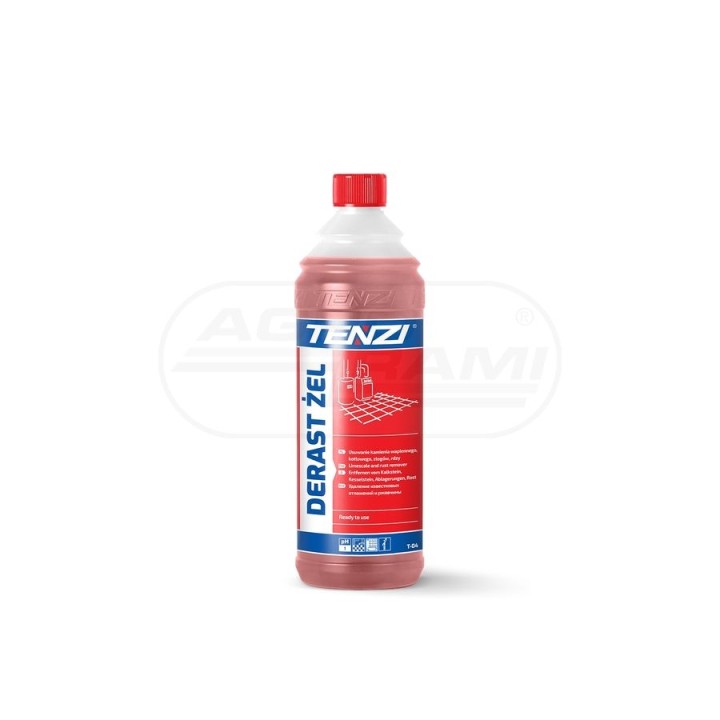 Odkamieniacz i odrdzewiacz w żelu - Derast Żel TENZI 1 L T-04/001